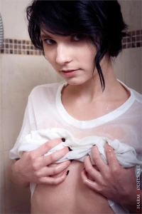 Voodoo emo teenager oiled in shower Charmmodels.net 481851