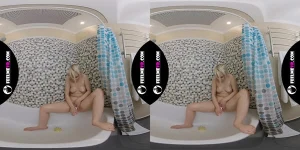 Coroline masturbates in shower with pink vibrator 3d 180 vr 492143