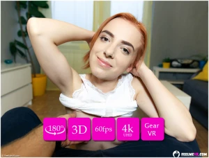 Thumbelina sexy redhead lapdance VR180 541464