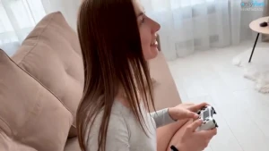 girlfriend swapped the video game for my dick