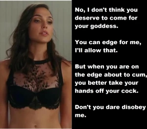 Gal Gadot Femdom Captions