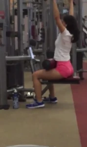 Girl at Gym ass