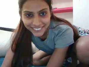 Indian Girl Playing On Cam