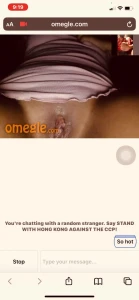 HORNY OMEGLE GIRL!!