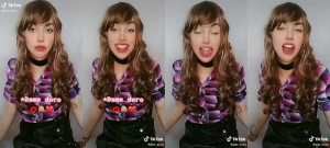 TikTok - Dancing with a vibrator under my skirt