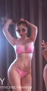 Waveya&#039;s Ari In A Sexy Pink Bikini 1389053