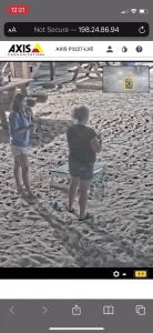 Security cam - Girls peeing outside at a beach 1478395