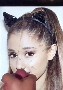 Ariana Grande huge cum tribute! (My reddit: ProCumTribber)