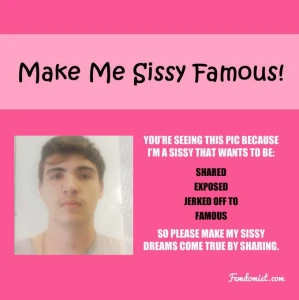 Sissy Paige Exposed - Her Sissy Exposure Cards - Repost and Increase her Exposure