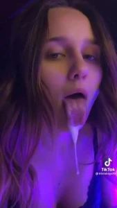 couple tiktok girls playing with spit challenge spittok viral 2 1771534