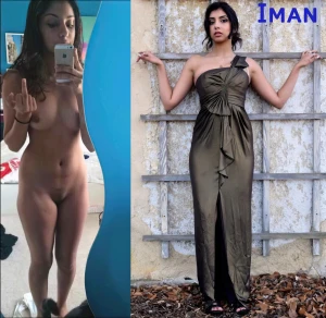 Iman Dressed and Undressed