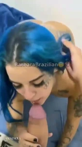 Barbara Brazilian- blue hair slut