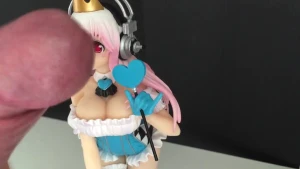 Super Sonico Queen of Blue bukkake (SOF) V1 & V2