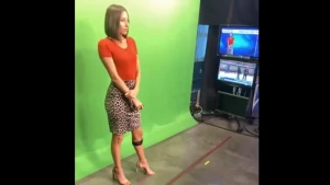 Brunette Slutty News Anchor 2288471