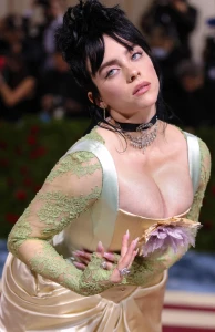 Billie Eilish Is Ready For Round Number Two, Fellas.  Jerk Off That Dick And Worship Her Cleavage