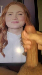 Sadie Sink Cumtribute