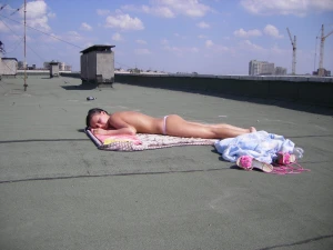 Rooftop Sunbathing Sluts 2509027