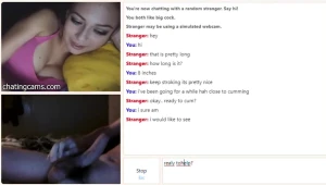 Hot teen flashing tits for a cumshot on chat