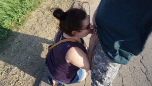 Missy Sucking Dick On Side Of Road 2554874