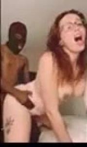 Y Sit GetteUp Interracial Transgender Porn GIF