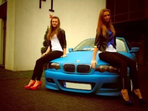 BMW babes much world