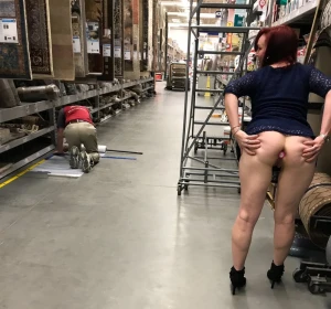 Naked in a Store 2567845