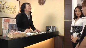 Busty Japanese Barber Wants To Do More Then Cut Hair