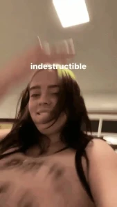 Busty Billie Eilish - Bounces Her Huge Boobs 2899511