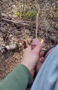 Girlfriend helps him pee and films it