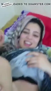 Hijab girl laughing while she is getting fucked