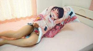 Girls inside Dakimakura