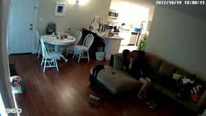 Hubby watches from hidden camera as wife knowingly &quot;cheats&quot; 3025988