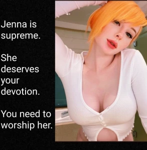 Goddess Worship - Bow down to Jenna - Gorgeous Anime Goddess