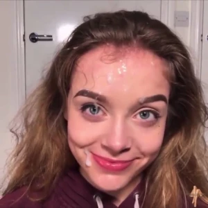 cute girl facial