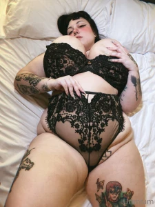 Goth w/ Fat Tits &amp; Huge Areolas OF 3220940