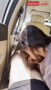 Asian Car Blowjob and CIM