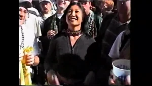 By request Dr Chin S showing off her little beauties at mardi gras almost 25 years ago