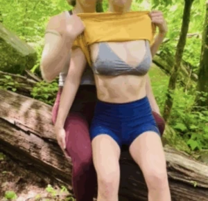 Titty Flashing in the Woods 🖤