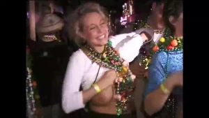 Staying with election winners, Stacey L and her friend Shana A show everbody their tits @ mardi gras 3401068