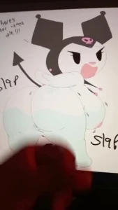 Kuromi + My Melody Cumtribute (June 2022)