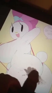 Kuromi + My Melody Cumtribute (June 2022) 3454890