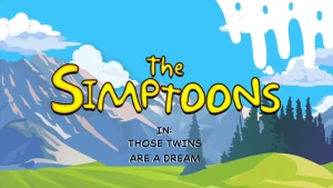 Those twins are a dream - The Simptoons, Simpsons