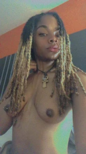 Exposed ebony pierced nipples 3537859