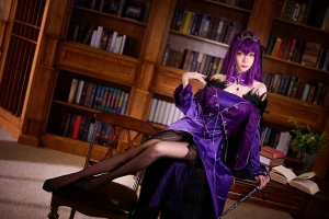 Cosplay Scathach with sexy stockings feet 3539220