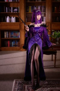 Cosplay Scathach with sexy stockings feet 3539221