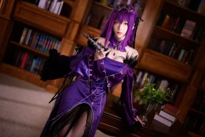 Cosplay Scathach with sexy stockings feet 3539222