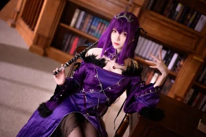 Cosplay Scathach with sexy stockings feet 3539223