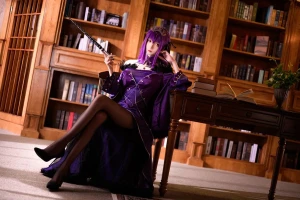 Cosplay Scathach with sexy stockings feet 3539230