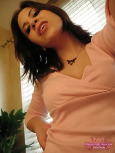 Pink Shirt Mouth Tease 3560130