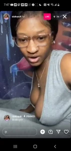 Big tits on ig live